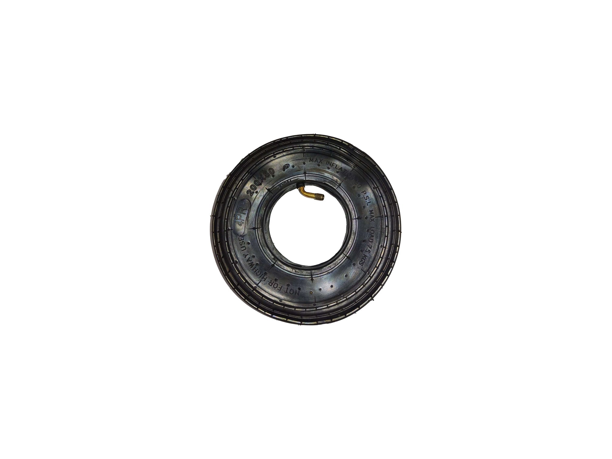 Pneu plus chambre à air 200x50 bande de roulement A - SET de rechange pour roues pneumatiques CHARIOTS Pneu plus chambre à air 200x50 bande de roulement A - SET de rechange pour roues pneumatiques CHARIOTS